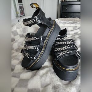 Women's doc Marten platform sandals
